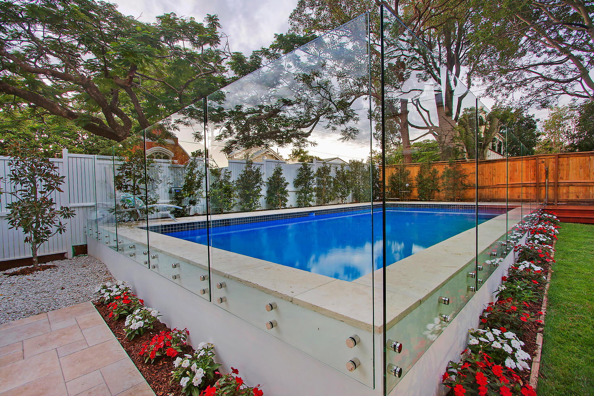 How Much Does Glass Pool Fencing Cost, Pool Fencing And Landscaping Brisbane