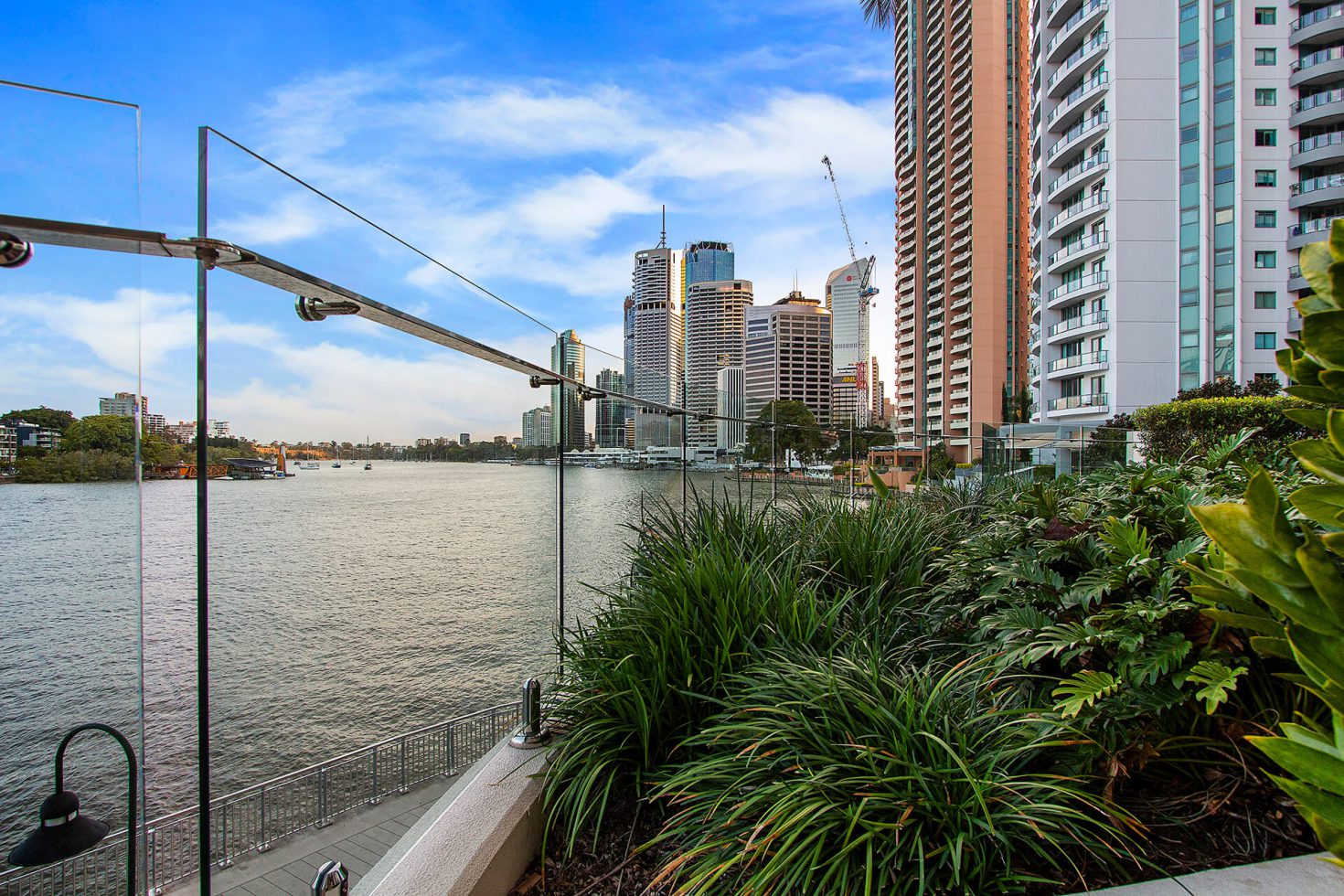 Glass Pool Balustrades in Brisbane CBD